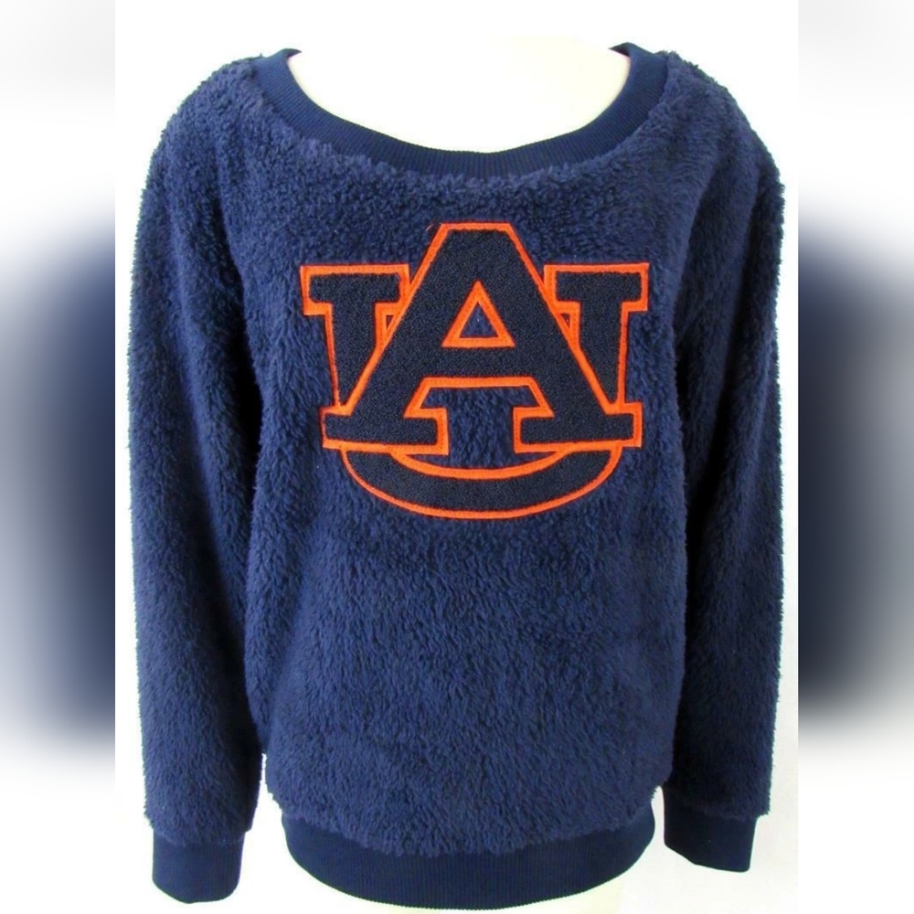 Auburn Tigers Women Medium Embroidered Logo Sharpe Crew Neck Sweatshirt Medium